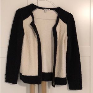 JCrew boucle cardigan sweater Sz M